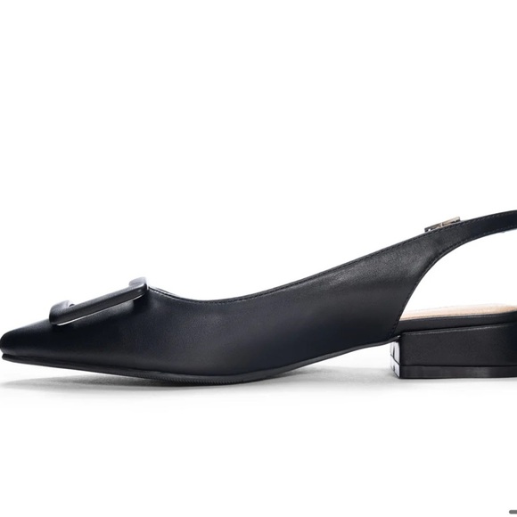 Chinese Laundry Elegant Black Slingback Flats sz 8 nwob - Picture 4 of 6